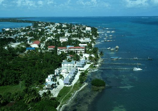 Attraits touristiques au Belize : Caye Caulker limestone coral island
