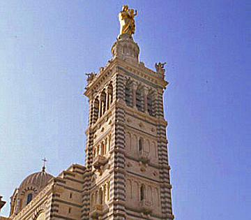 Attraits touristiques en Méditerranée : Notre-Dame de la Garde, Marseille