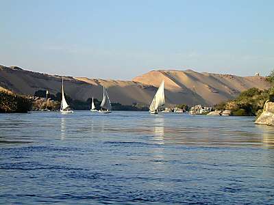 Attraits touristiques en Égypte : Rivière du Nil, Aswan